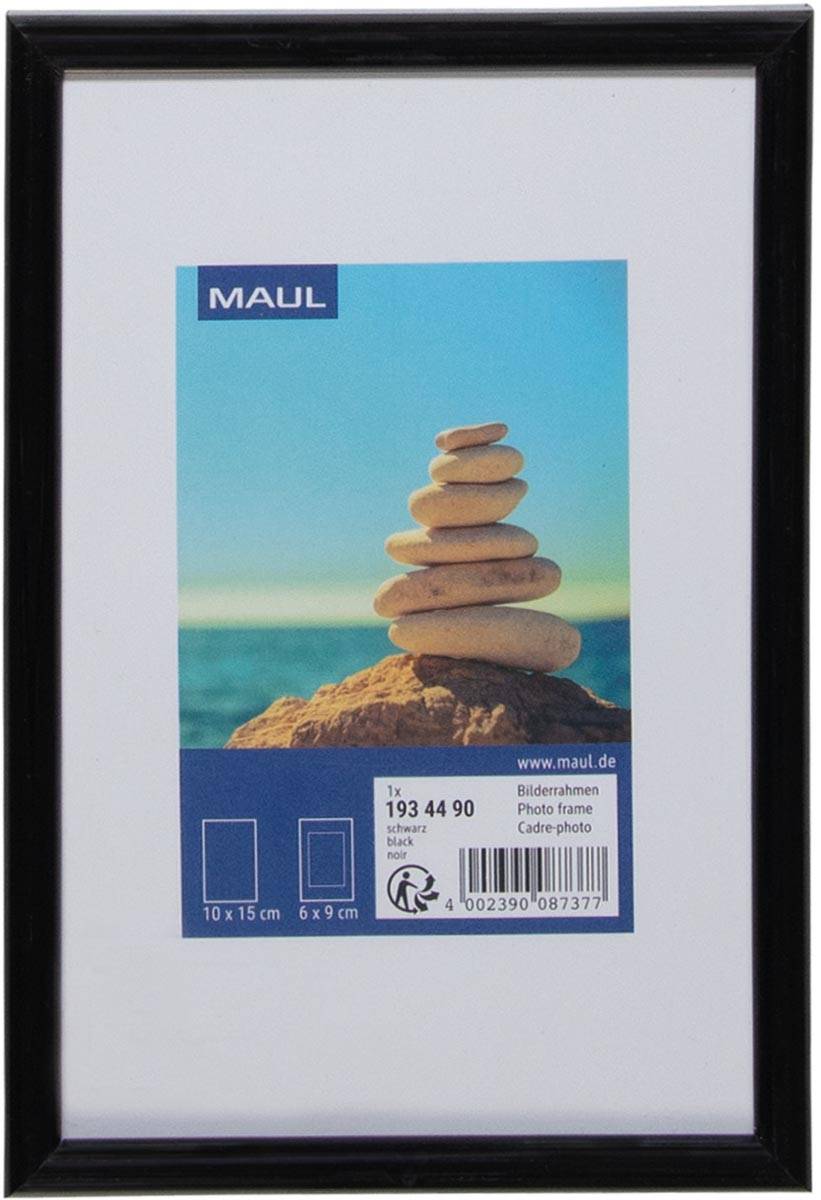 MAULart fotolijst , kunststof frame, ft 10 x 15 cm, zwart