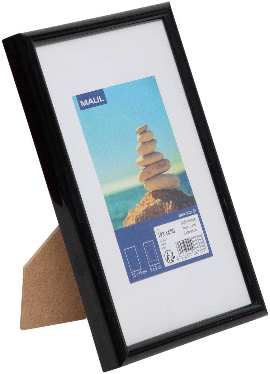 MAULart fotolijst , kunststof frame, ft 10 x 15 cm, zwart