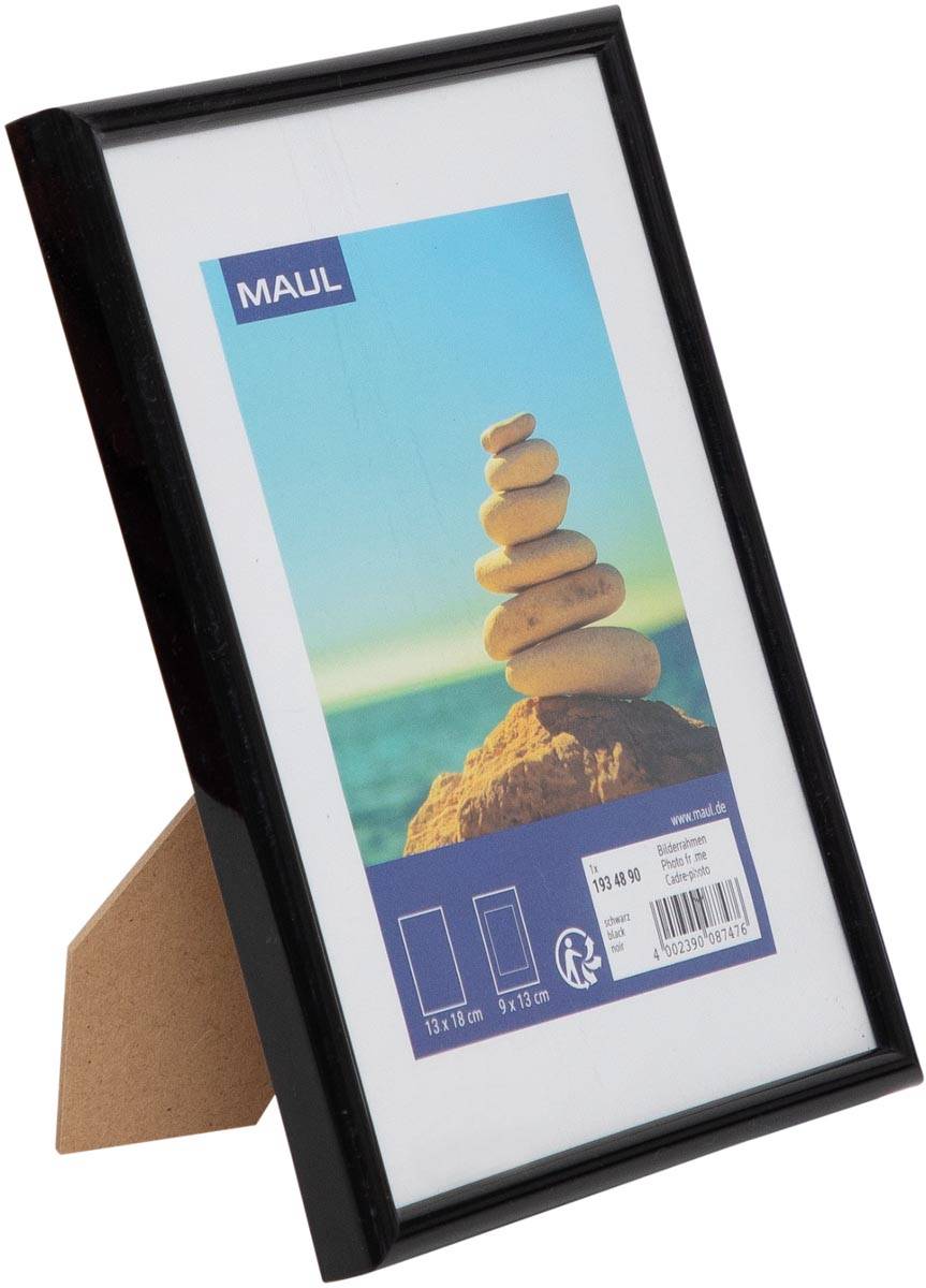 MAULart fotolijst , kunststof frame, ft 13 x 18 cm, zwart