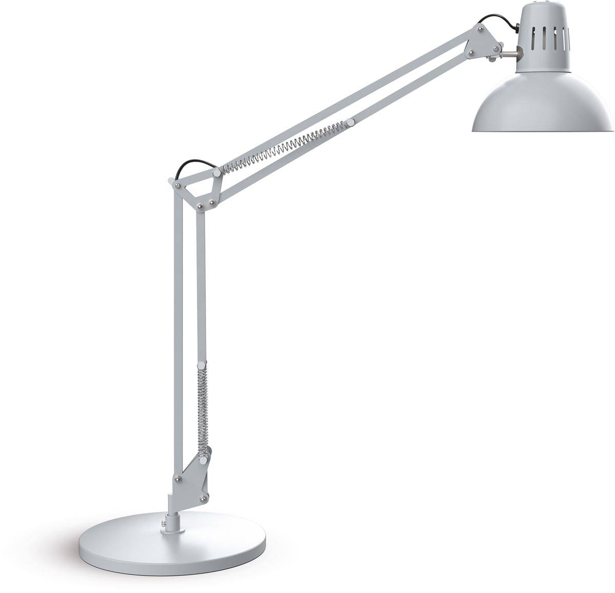 MAULstudy bureaulamp, met voet, zilver