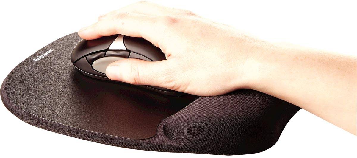 Memoryfoam Muismat/Pols Zwart