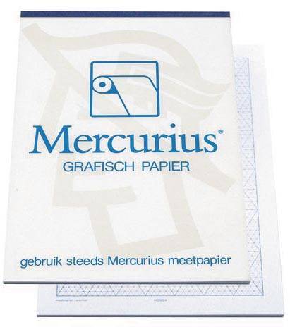 Mercurius isometrisch grafisch papier, 50 vel, ft A3