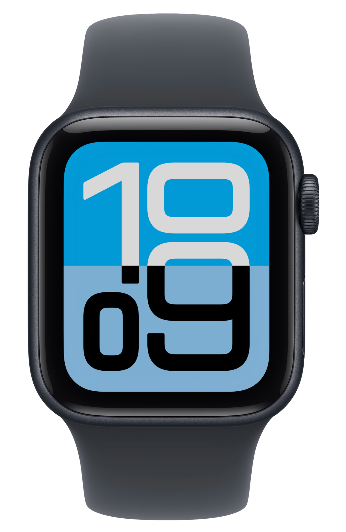 Apple Watch SE (2025) 40mm Midnight Sportband M/L