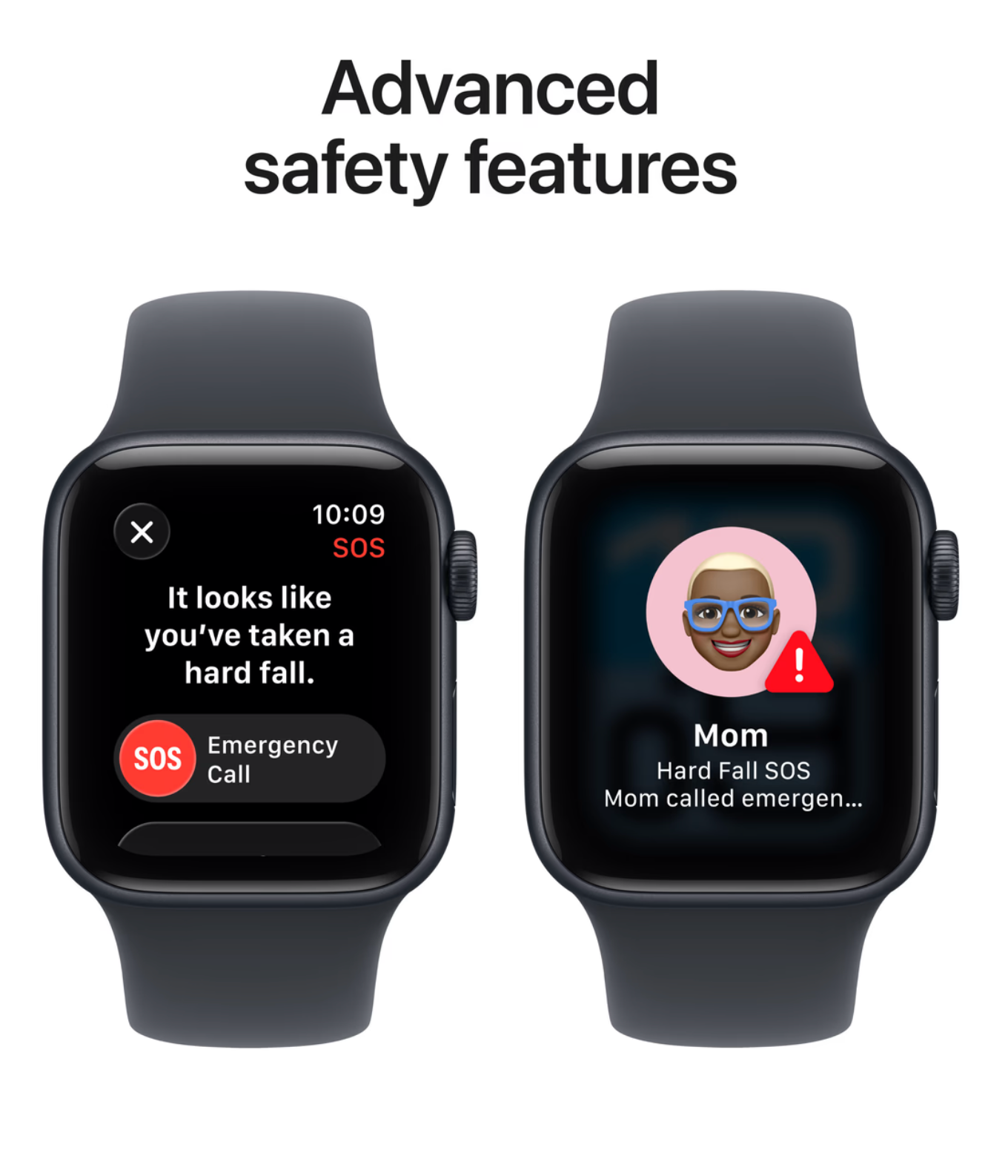 Apple Watch SE (2025) 40mm Midnight Sportband M/L