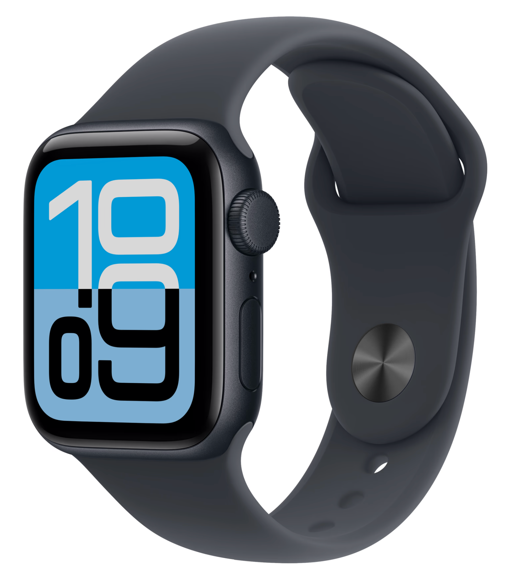 Apple Watch SE (2025) 40mm Midnight Sportband M/L
