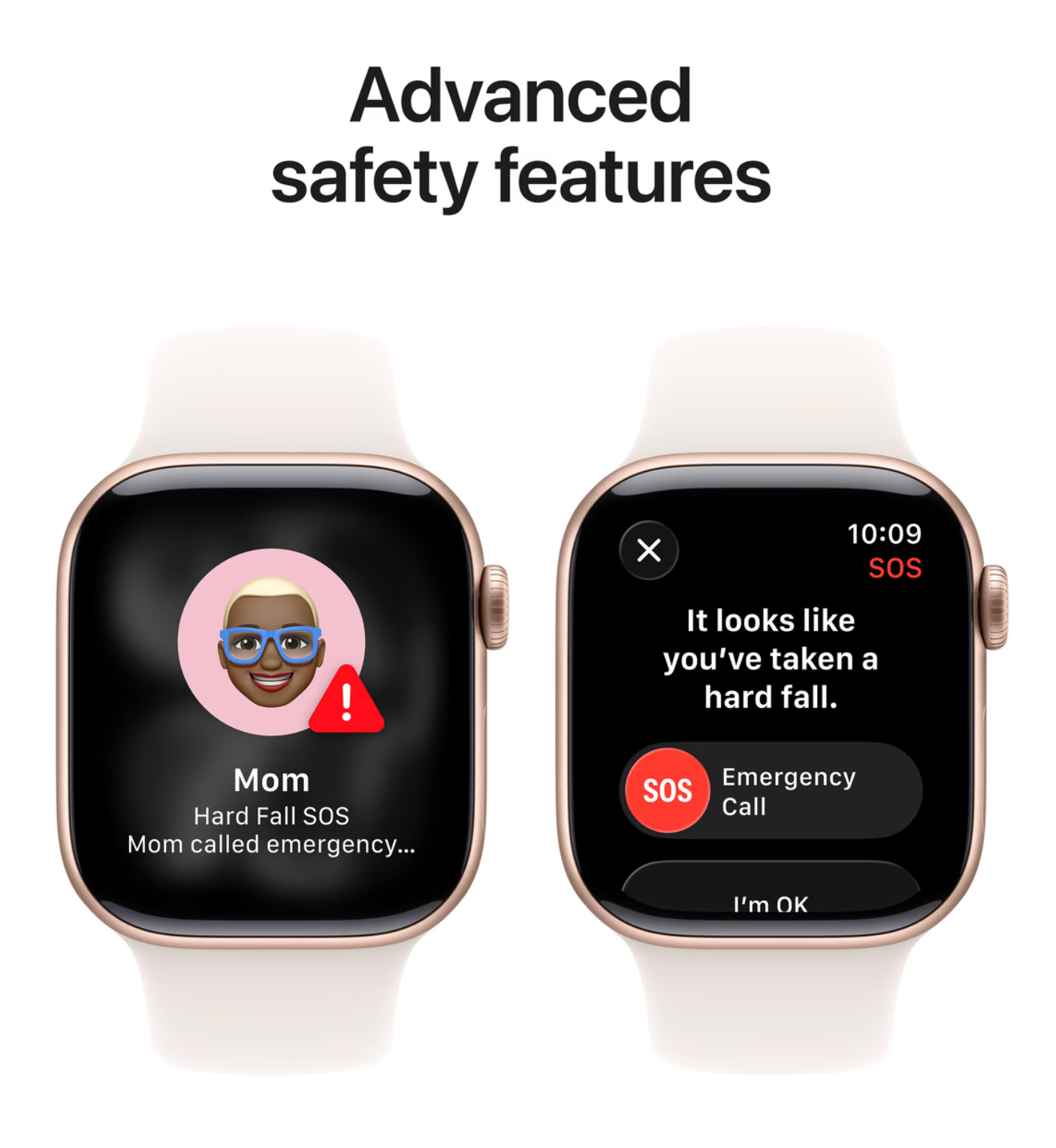 Apple Watch Series 11 42mm Roségoud Sportband M/L