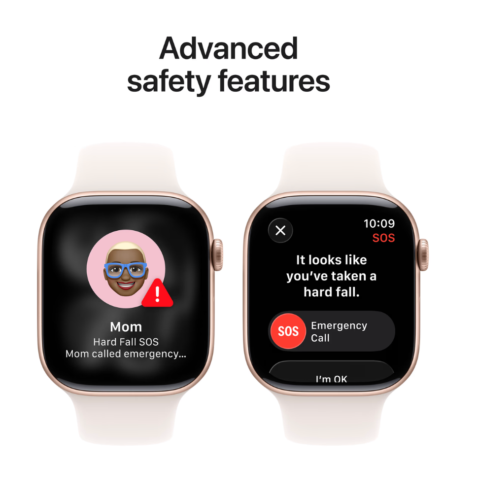 Apple Watch Series 11 46mm Roségoud Sportband M/L