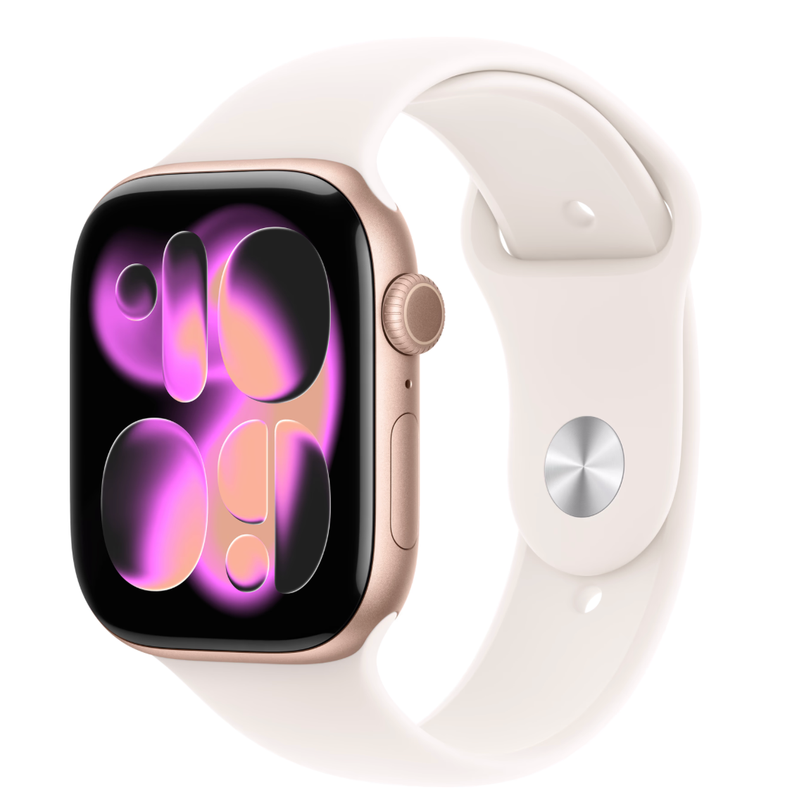 Apple Watch Series 11 46mm Roségoud Sportband M/L