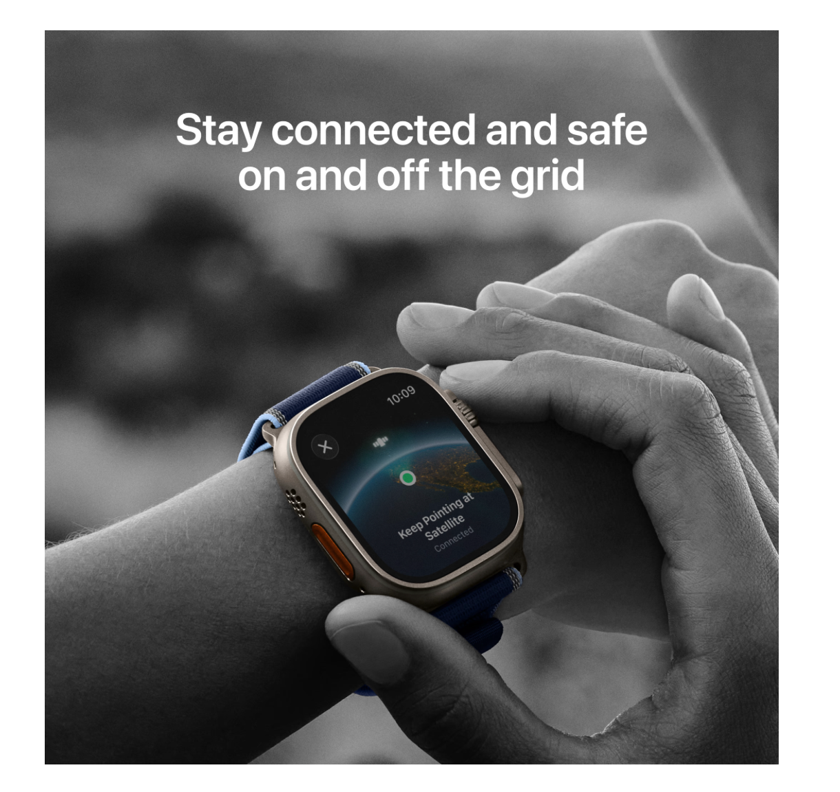 Apple Watch Ultra 3 Cellular 49mm Zwart Milanese Band L