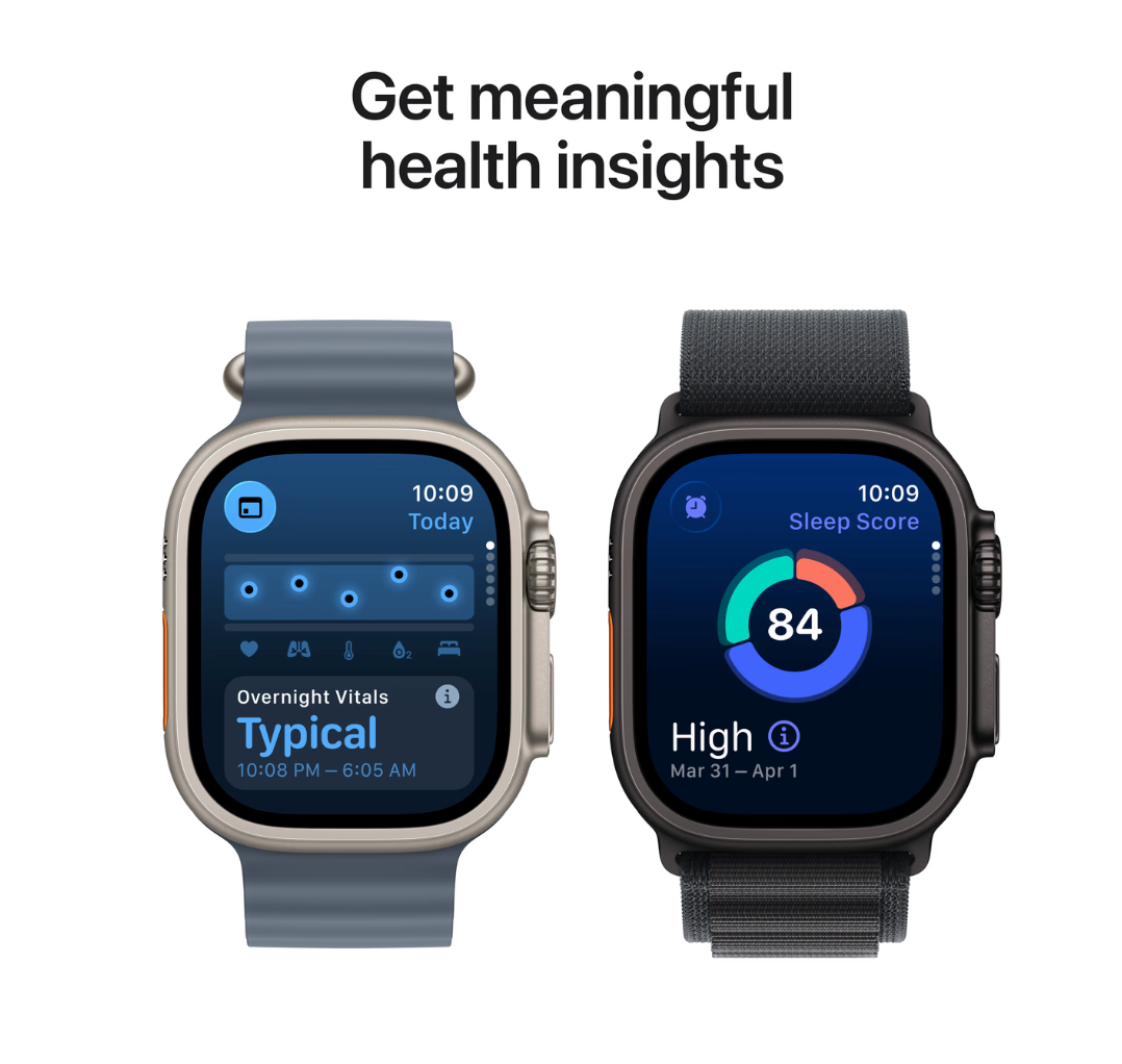 Apple Watch Ultra 3 Cellular 49mm Zwart Milanese Band L