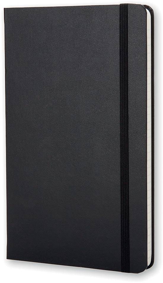 Moleskine notitieboek, ft 13 x 21 cm, gelijnd, harde cover, 240 bladzijden, zwart