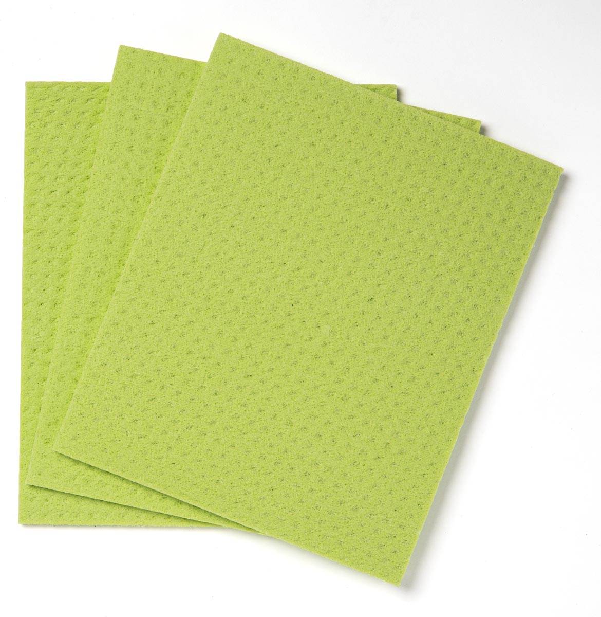 Mr. Eco vaatdoekjes ft 19,5 x 16,5 cm, van plantaardige cellulose, pak van 3 stuks