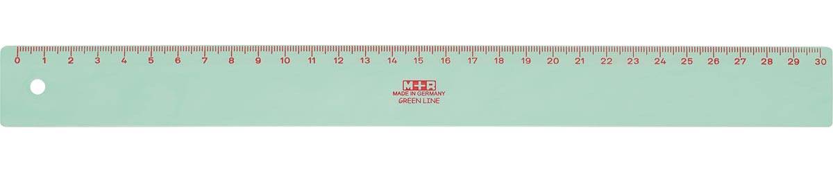 M+R Green Line meetlat, 30 cm