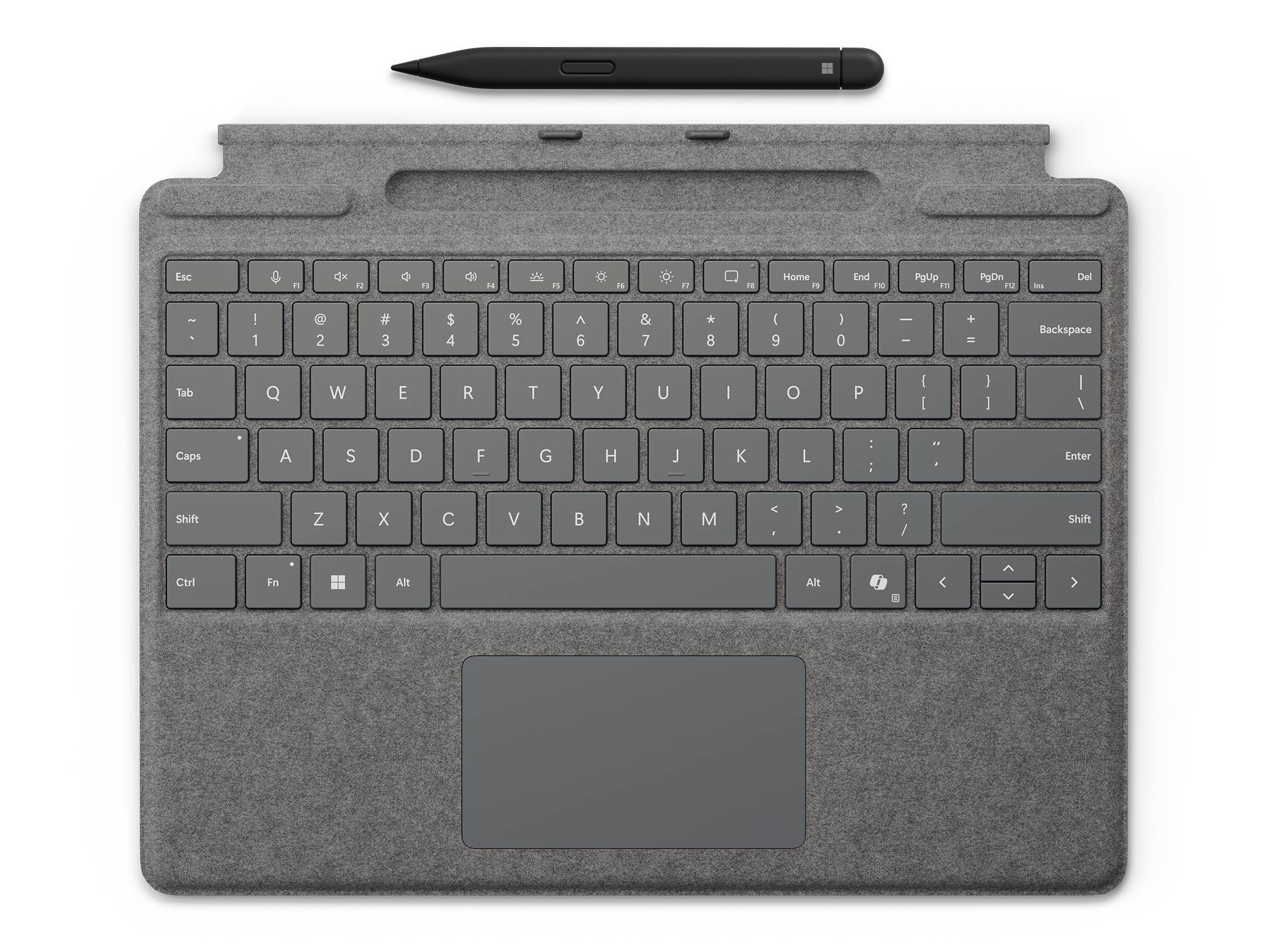 Microsoft Surface Pro Keyboard + Slim Pen QWERTY Microsoft Cover port Zwart
