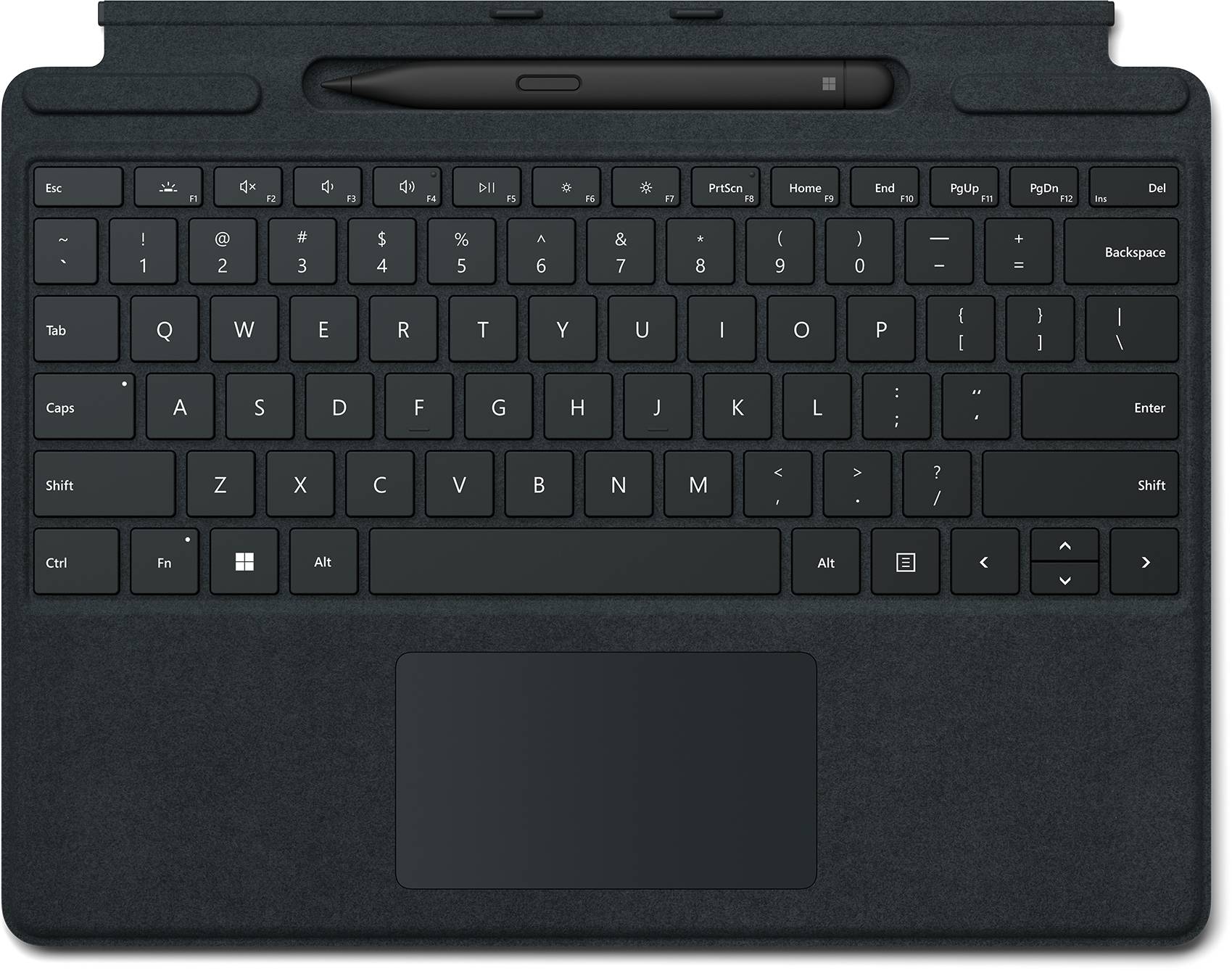 Microsoft 8X8-00150 toetsenbord voor mobiel apparaat Microsoft Cover port Zwart