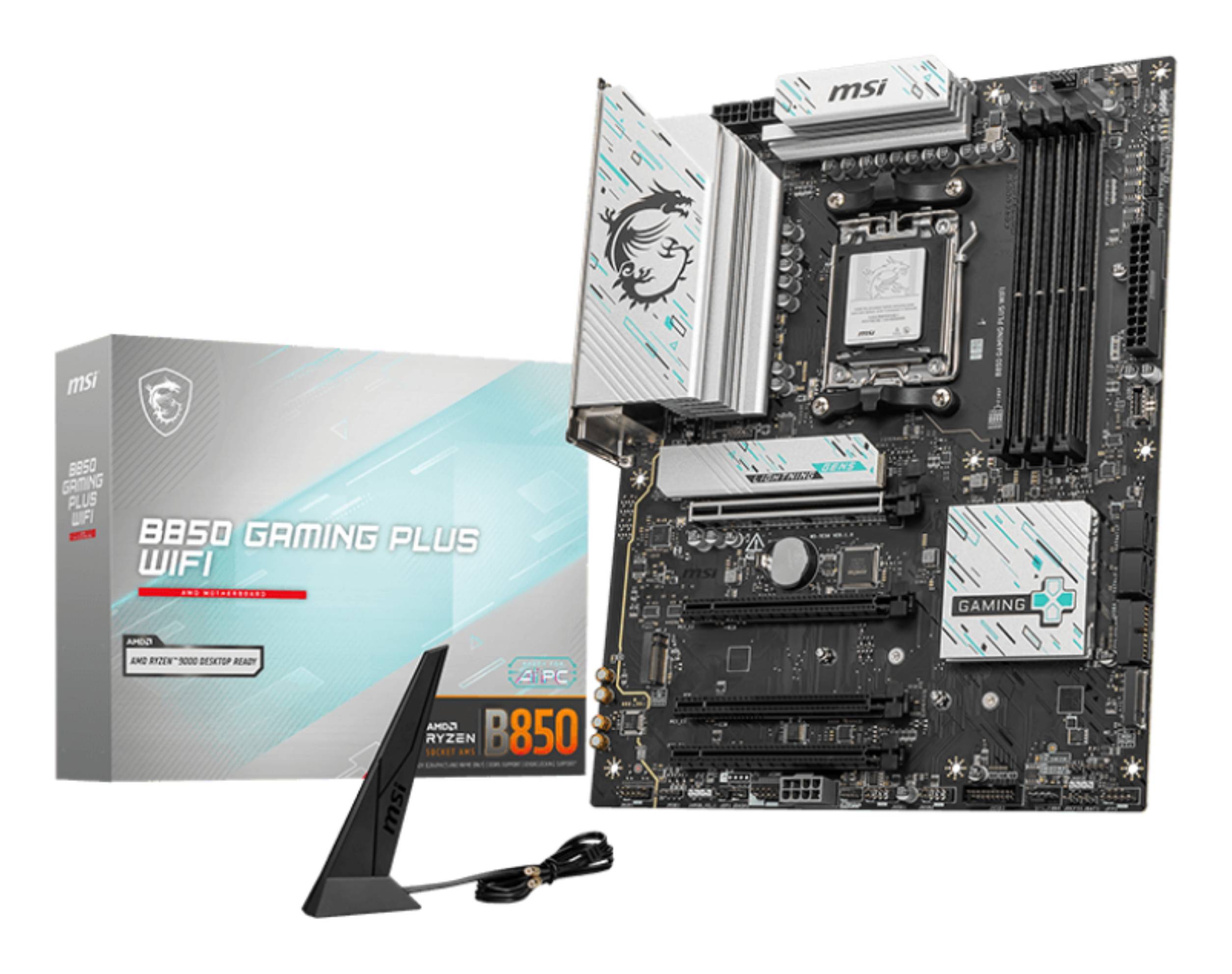 MSI B850 GAMING PLUS WIFI moederbord AMD B850 Socket AM5 ATX