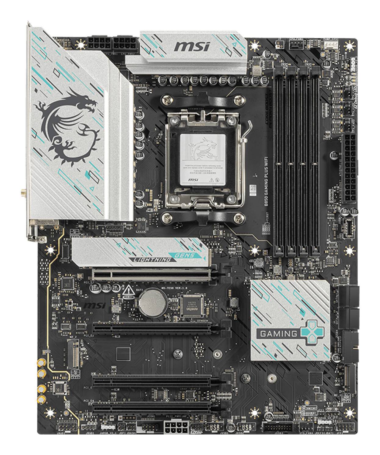 MSI B850 GAMING PLUS WIFI moederbord AMD B850 Socket AM5 ATX