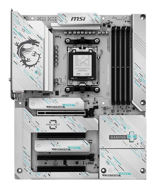 MSI B850 GAMING PLUS WIFI PZ moederbord AMD B850 Socket AM5 ATX