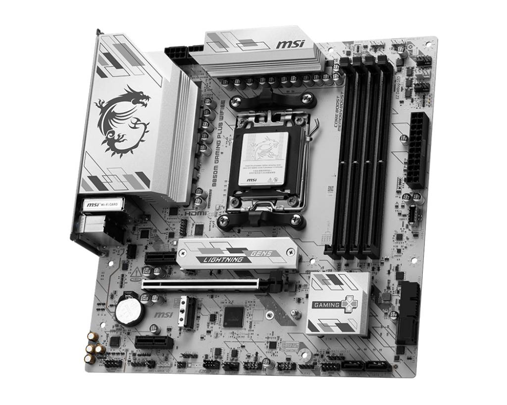 MSI B850M GAMING PLUS WIFI6E AMD B850 Socket AM5 micro ATX