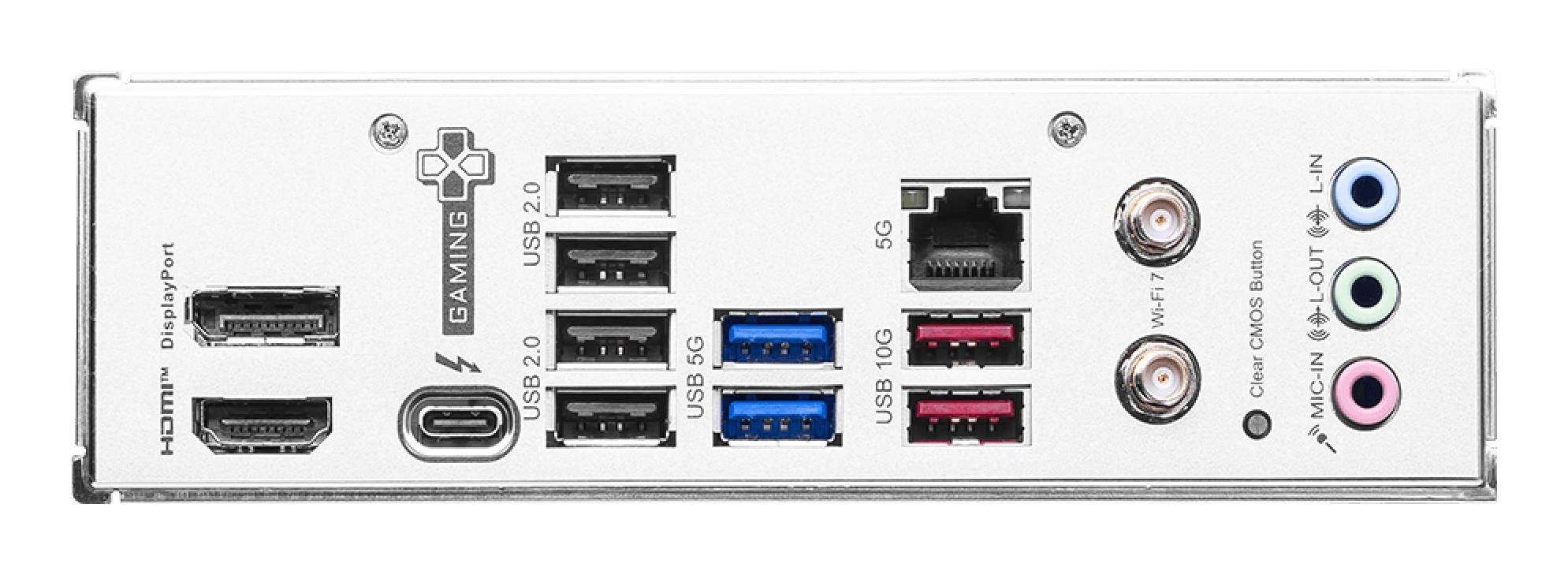 MSI B860 GAMING PLUS WIFI moederbord Intel B860 LGA 1851 (Socket V1) ATX