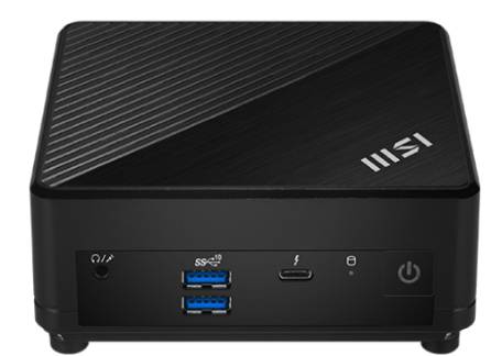 MSI Cubi 5 12M-003EU Intel® Core™ i5 i5-1235U 8 GB DDR4-SDRAM 512 GB SSD Windows 11 Home Mini PC Zwart