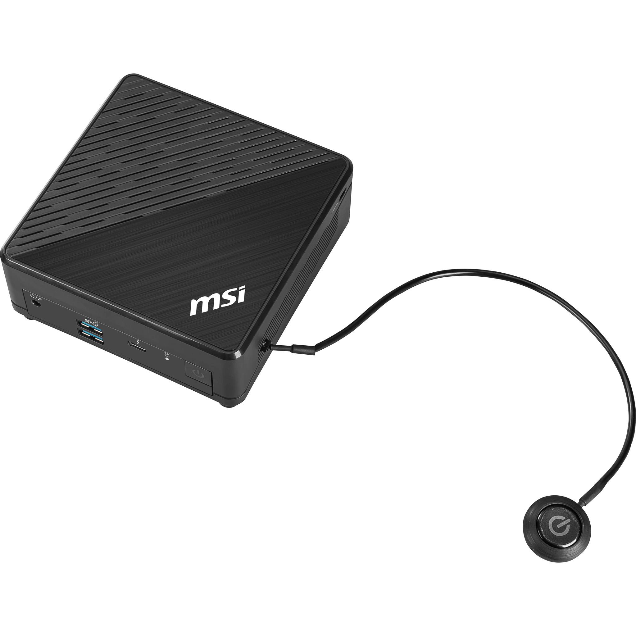 MSI Cubi 5 12M-005EU Intel® Core™ i3 i3-1215U 8 GB DDR4-SDRAM 256 GB SSD Windows 11 Home Mini PC Zwart