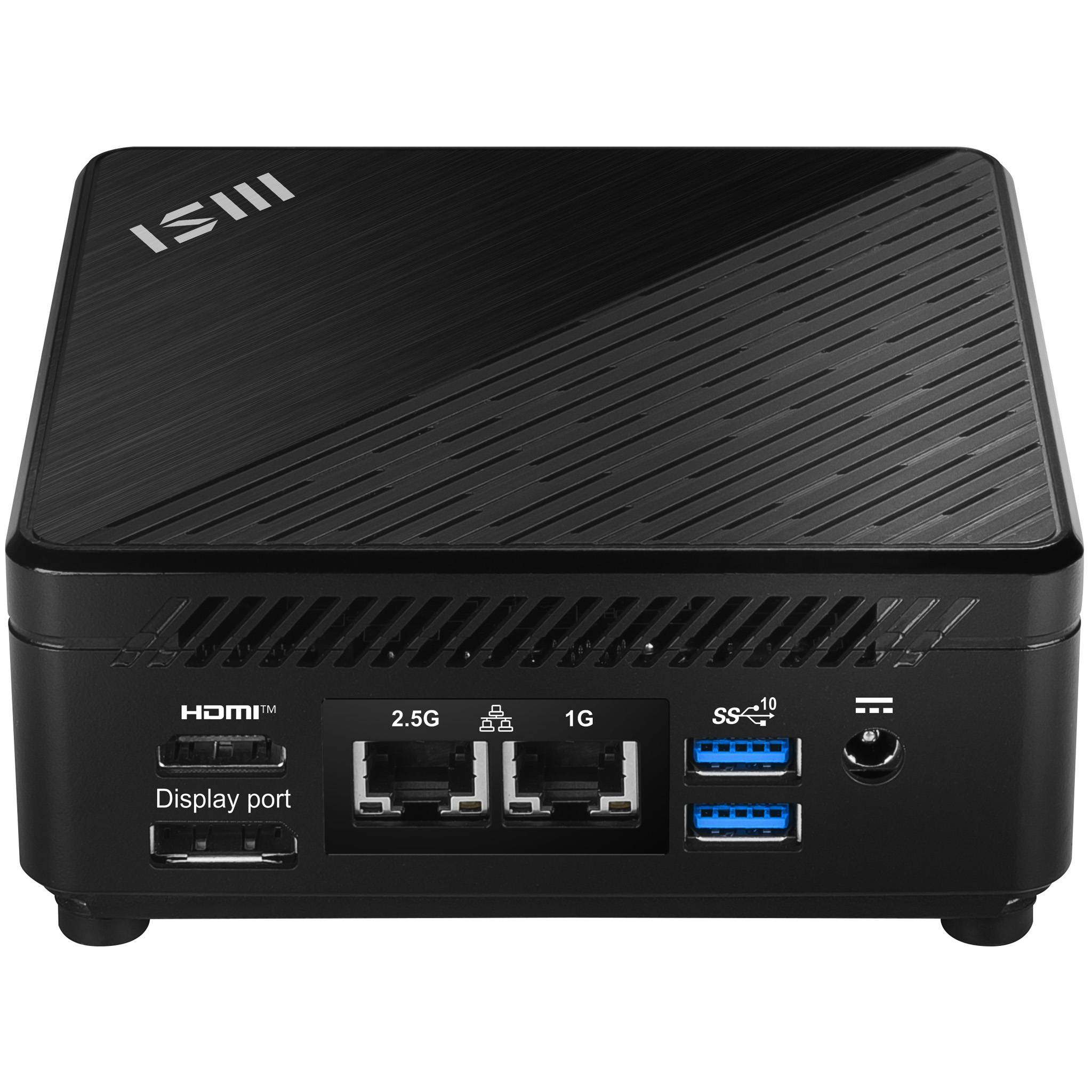 MSI Cubi 5 12M-005EU Intel® Core™ i3 i3-1215U 8 GB DDR4-SDRAM 256 GB SSD Windows 11 Home Mini PC Zwart