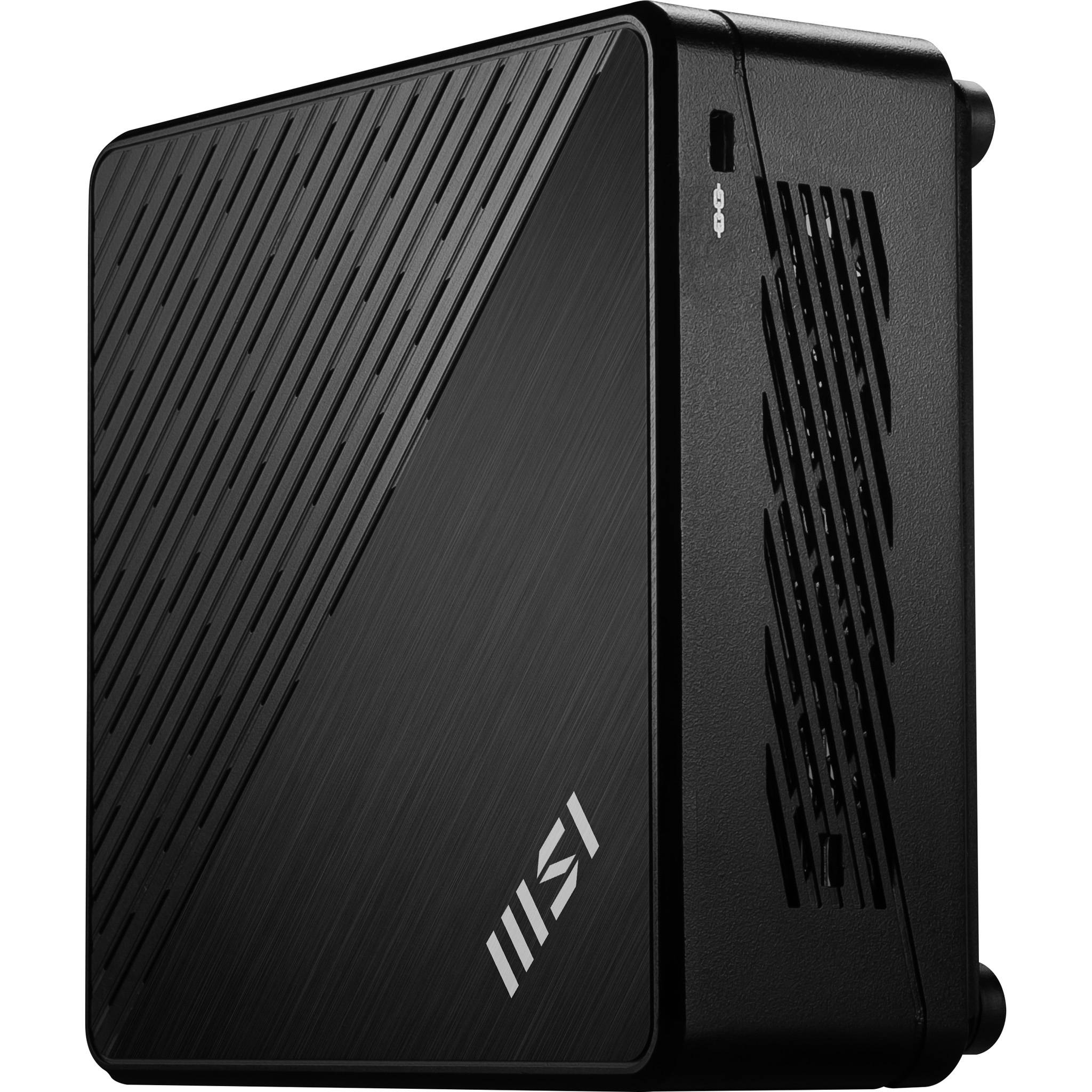 MSI Cubi 5 12M-005EU Intel® Core™ i3 i3-1215U 8 GB DDR4-SDRAM 256 GB SSD Windows 11 Home Mini PC Zwart