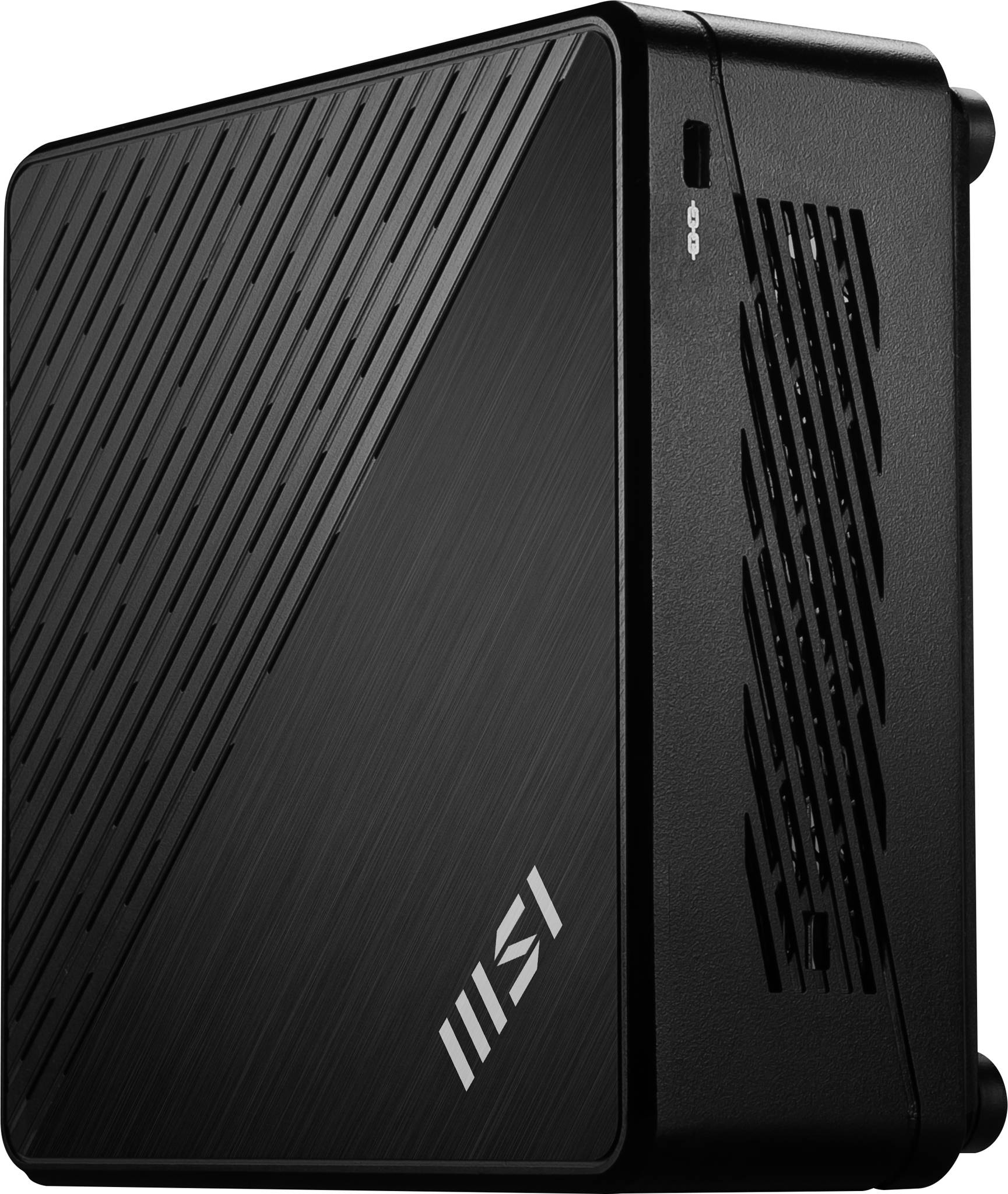 MSI Cubi N ADL S-078EU Intel® N N100 4 GB DDR4-SDRAM 128 GB SSD Windows 11 Pro Mini PC Zwart