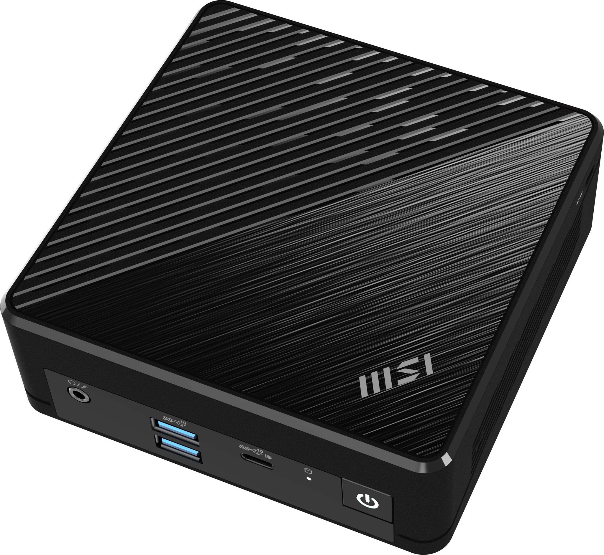 MSI CUBI N ADL S-226BEU PC/workstation barebone 0,69L maat pc Zwart N200