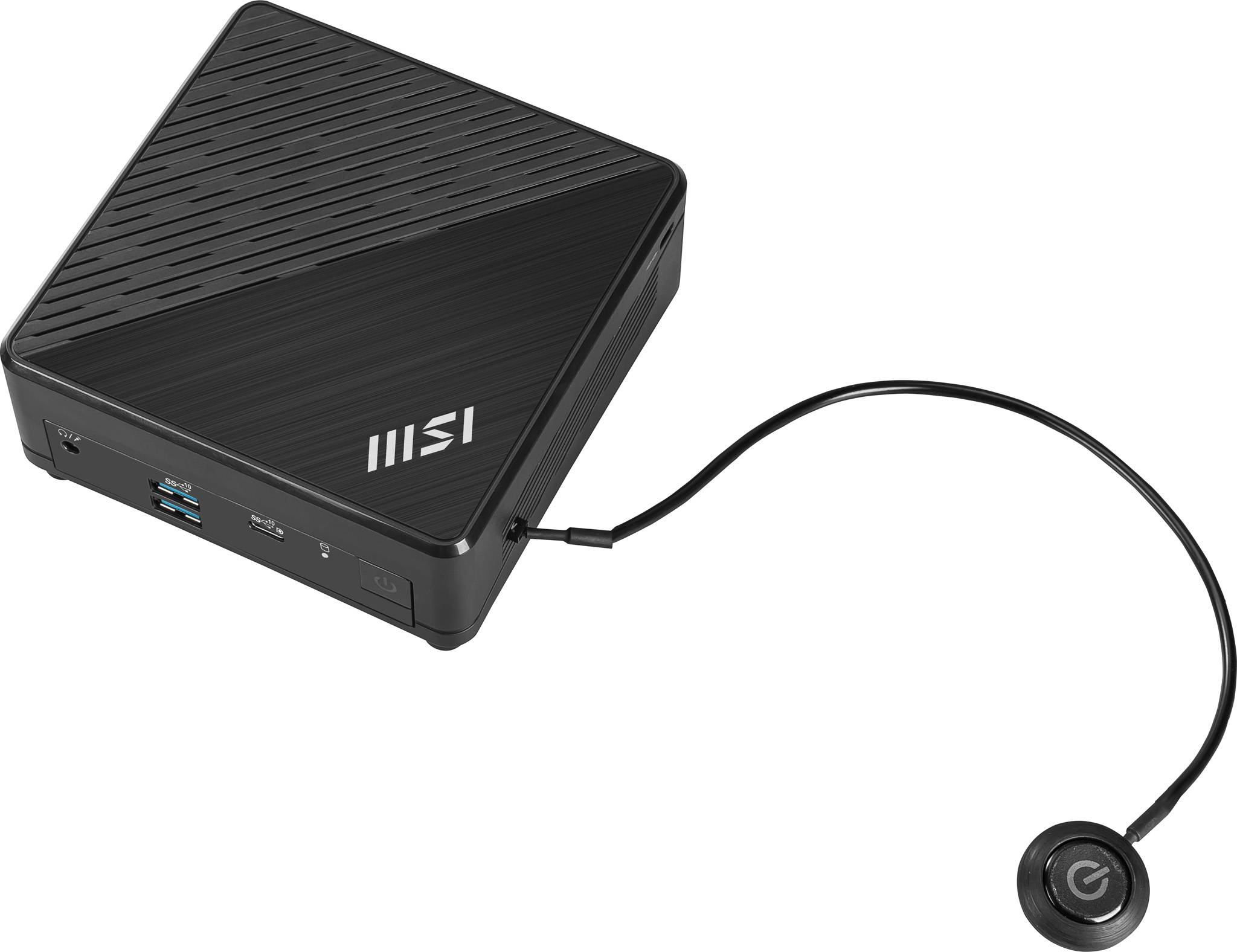 MSI CUBI N ADL S-226BEU PC/workstation barebone 0,69L maat pc Zwart N200