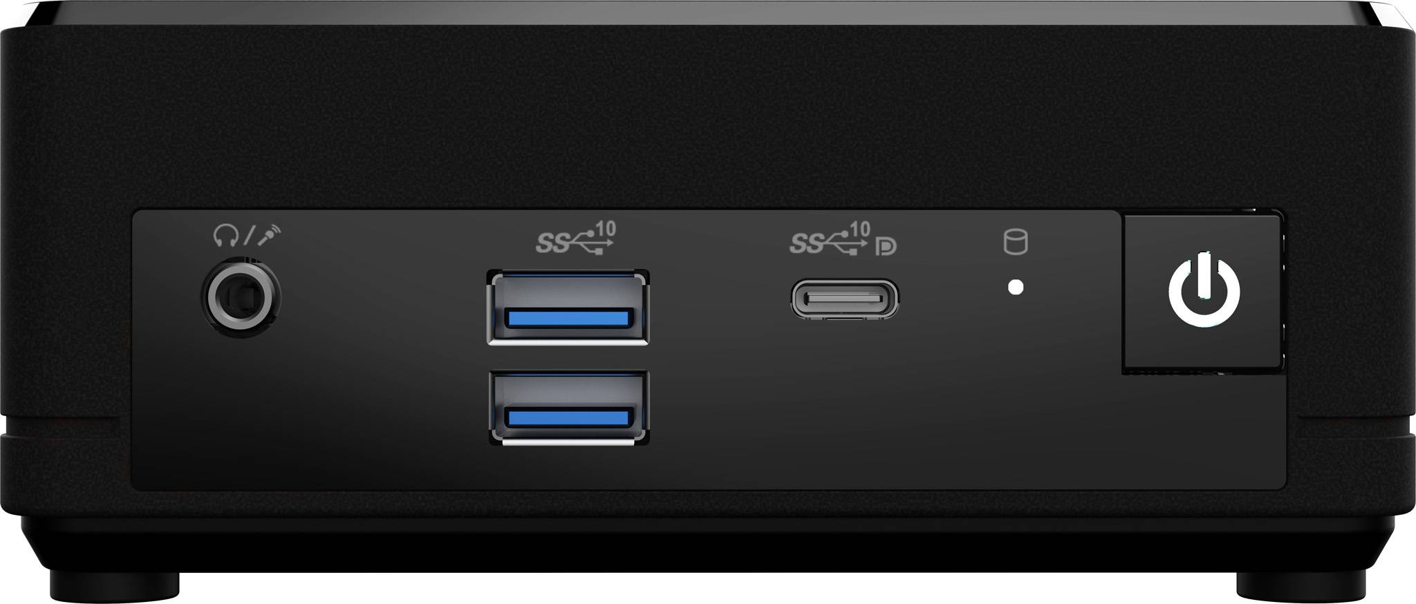 MSI CUBI N ADL S-226BEU PC/workstation barebone 0,69L maat pc Zwart N200