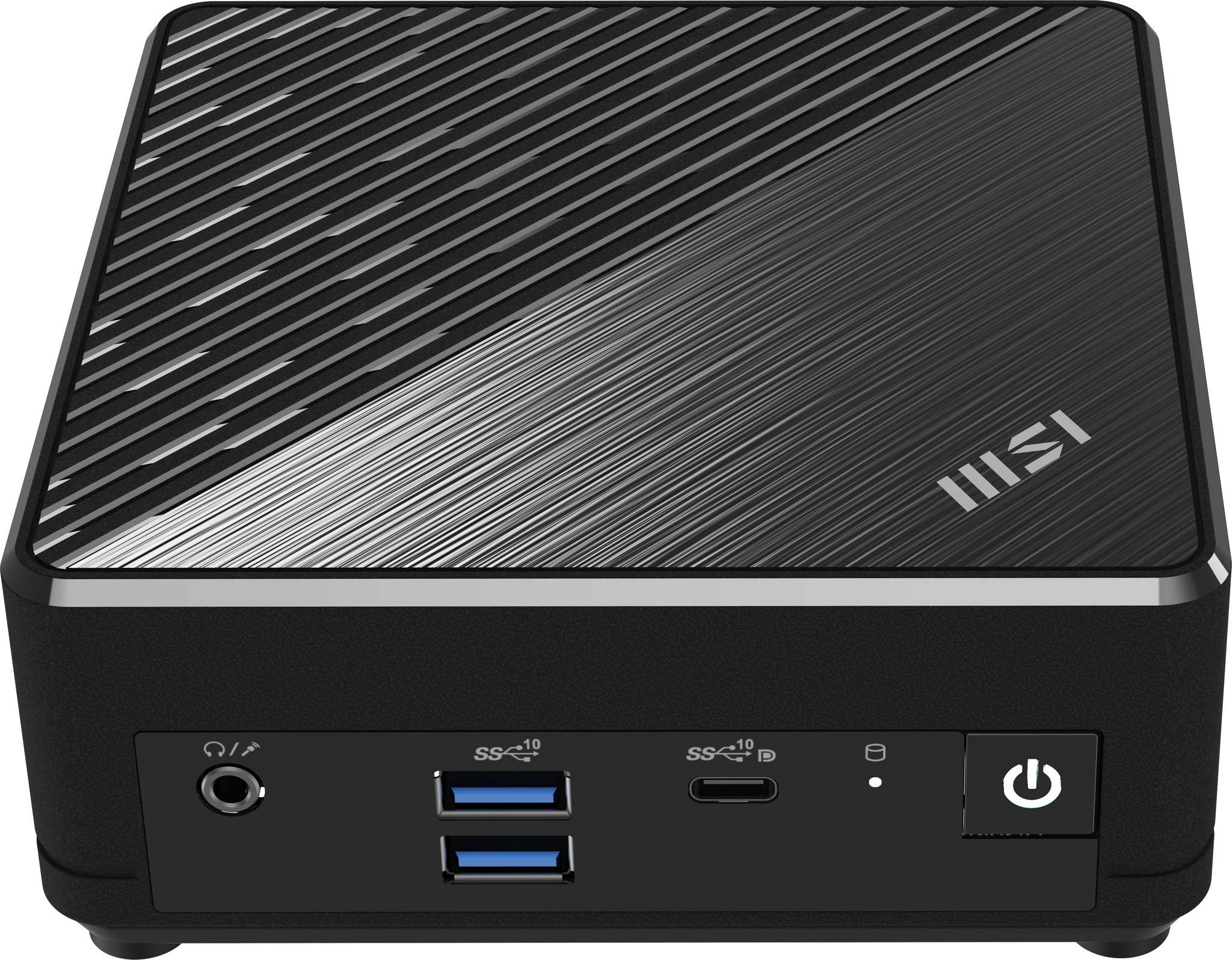 MSI CUBI N ADL S-226BEU PC/workstation barebone 0,69L maat pc Zwart N200