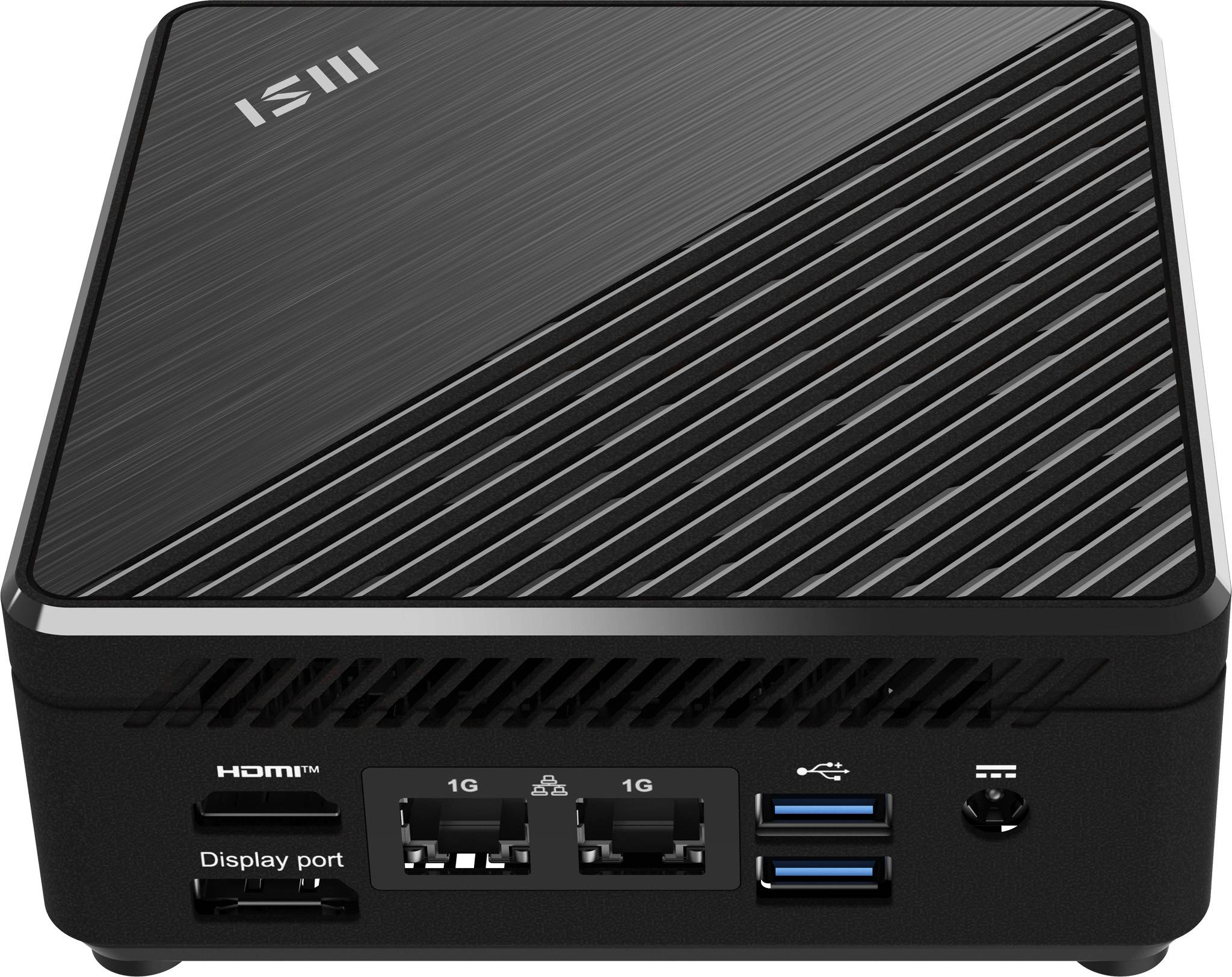 MSI CUBI N ADL S-226BEU PC/workstation barebone 0,69L maat pc Zwart N200
