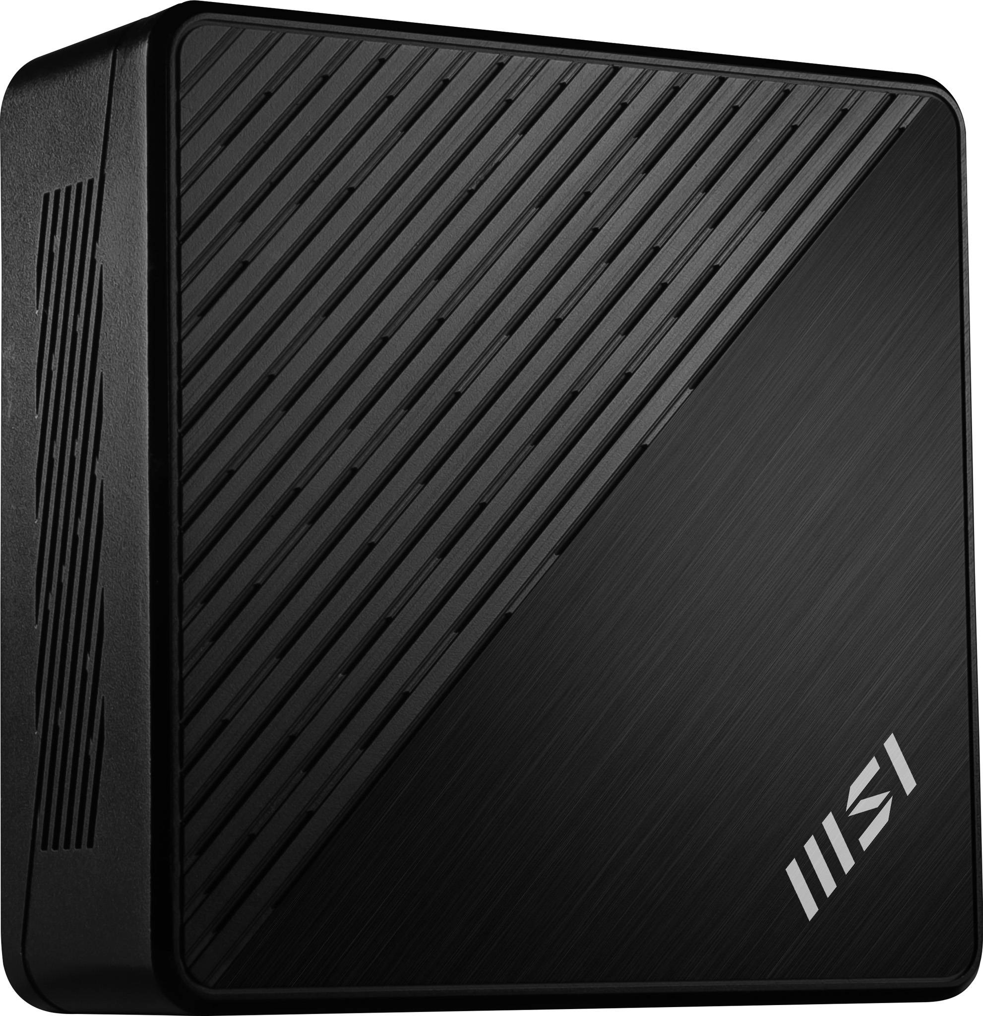 MSI CUBI N ADL S-226BEU PC/workstation barebone 0,69L maat pc Zwart N200