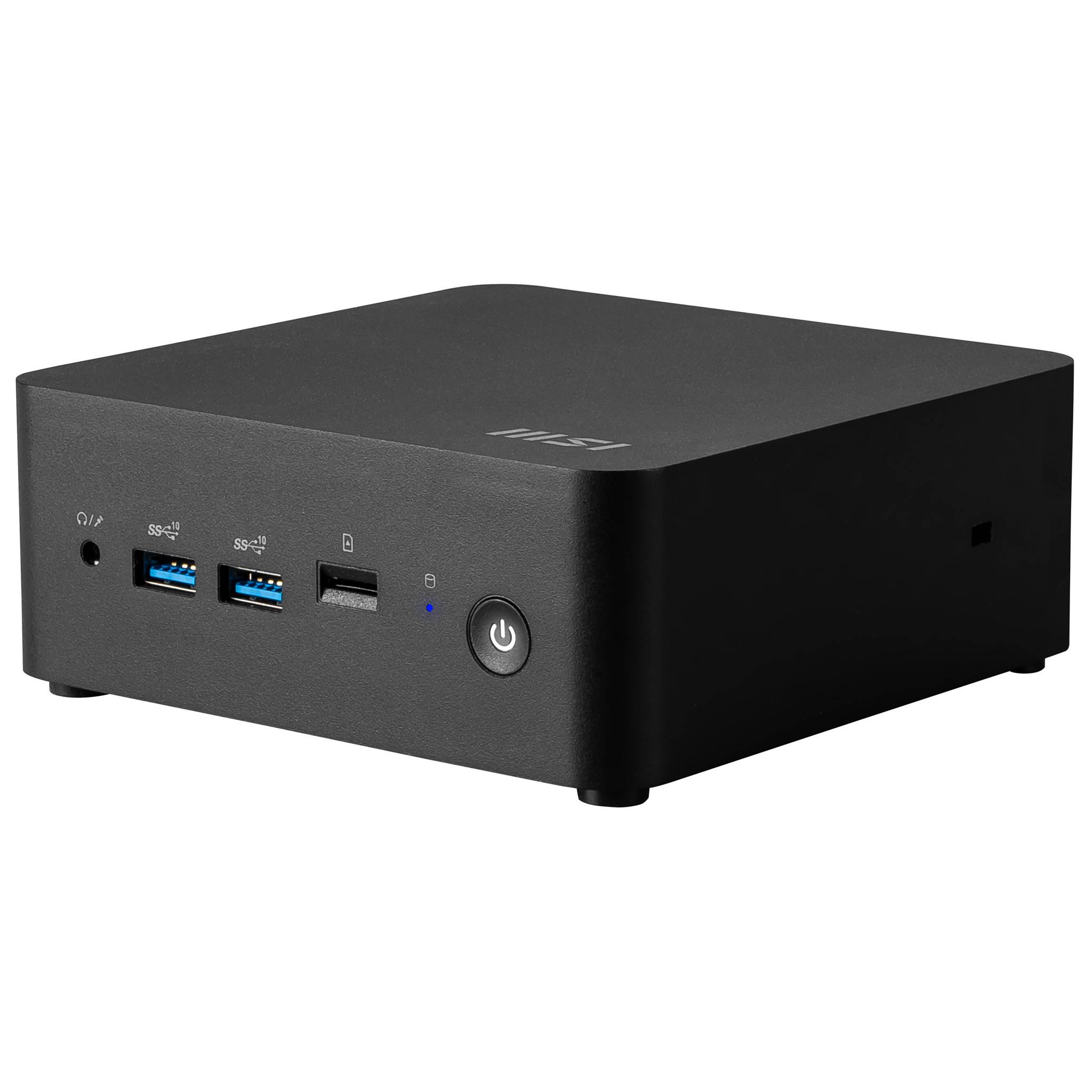MSI Cubi NUC 1MG-001EU PC's/werkstation Intel Core 7 150U 16 GB DDR5-SDRAM 1 TB SSD Windows 11 Pro Mini PC Zwart