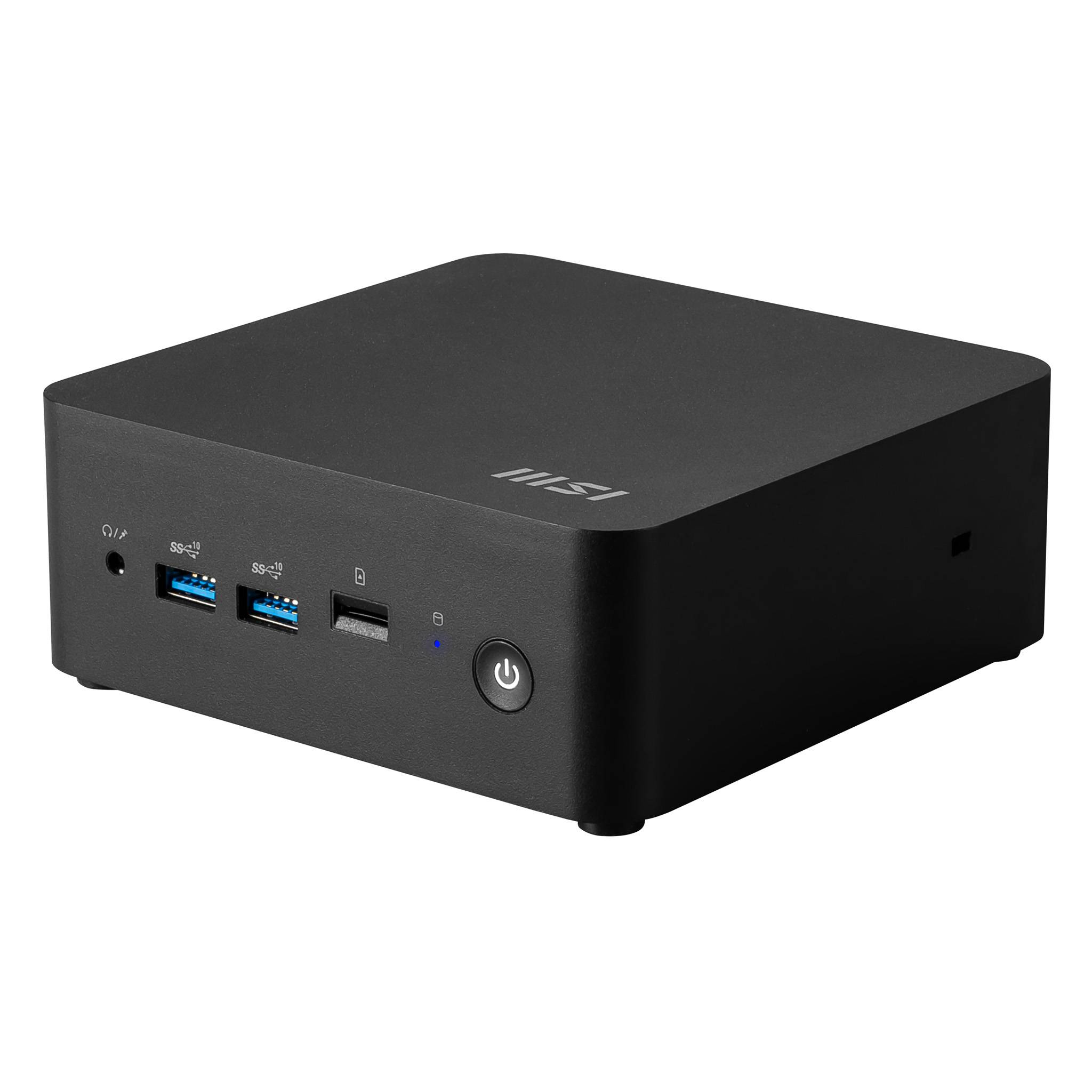 MSI Cubi NUC 1MG-001EU PC's/werkstation Intel Core 7 150U 16 GB DDR5-SDRAM 1 TB SSD Windows 11 Pro Mini PC Zwart
