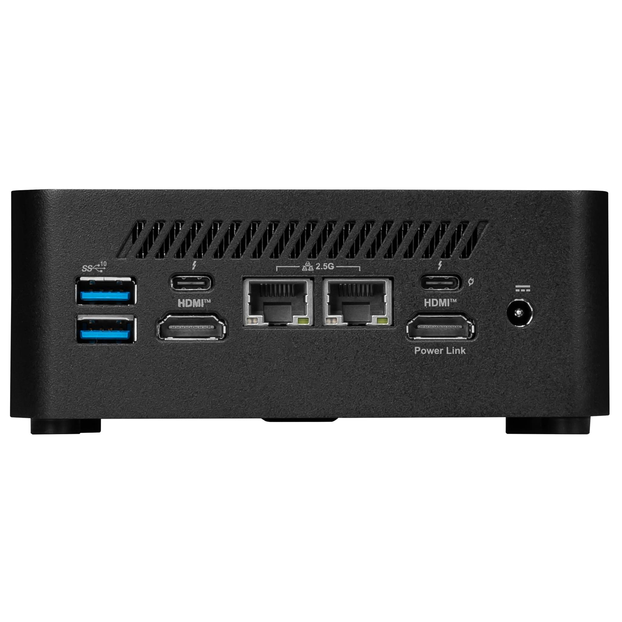 MSI Cubi NUC 1MG-001EU PC's/werkstation Intel Core 7 150U 16 GB DDR5-SDRAM 1 TB SSD Windows 11 Pro Mini PC Zwart