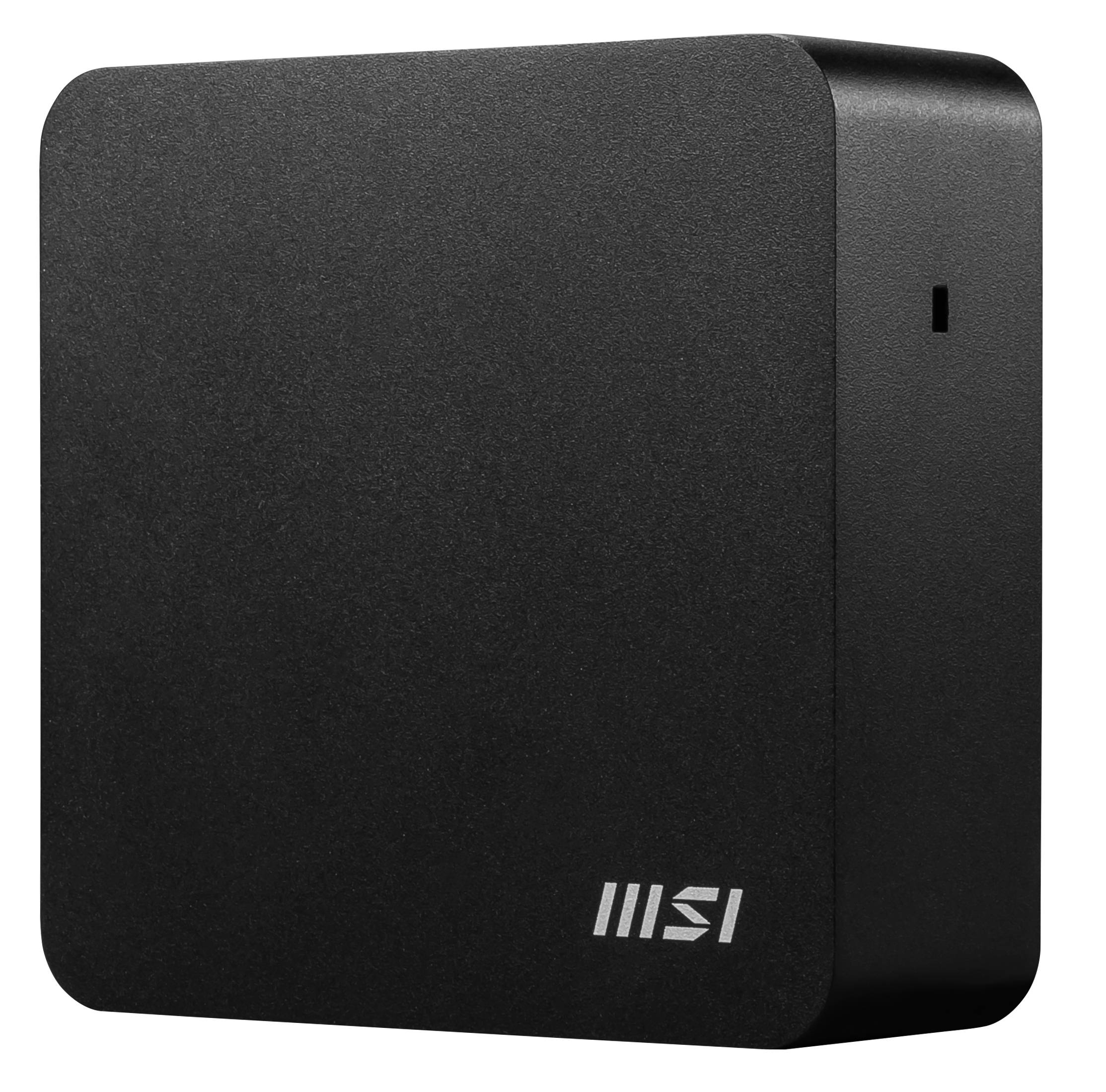 MSI Cubi NUC 1MG-002EU Intel Core 5 120U 8 GB DDR5-SDRAM 512 GB SSD Windows 11 Pro Mini PC Zwart