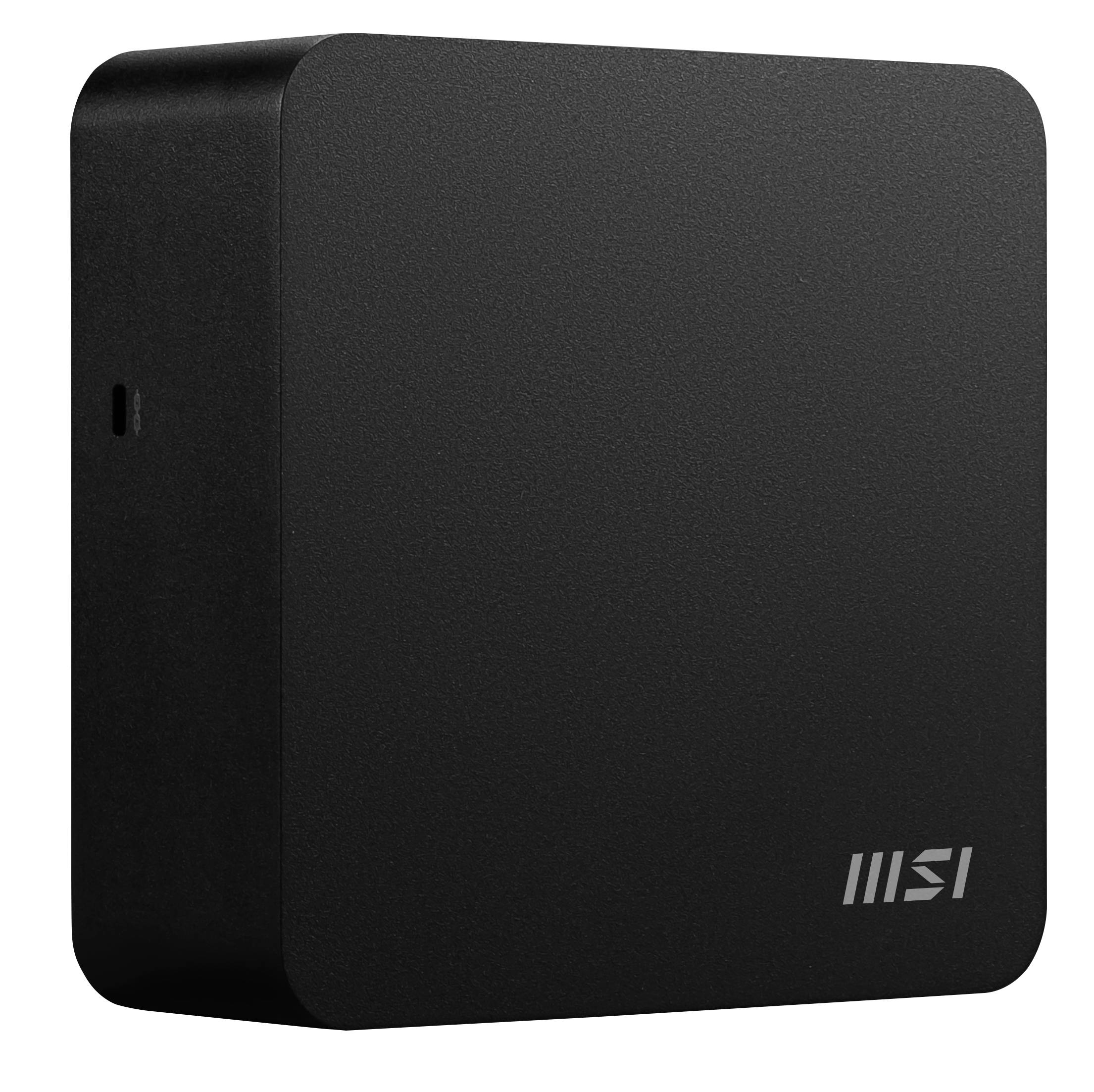 MSI Cubi NUC 1MG-002EU Intel Core 5 120U 8 GB DDR5-SDRAM 512 GB SSD Windows 11 Pro Mini PC Zwart
