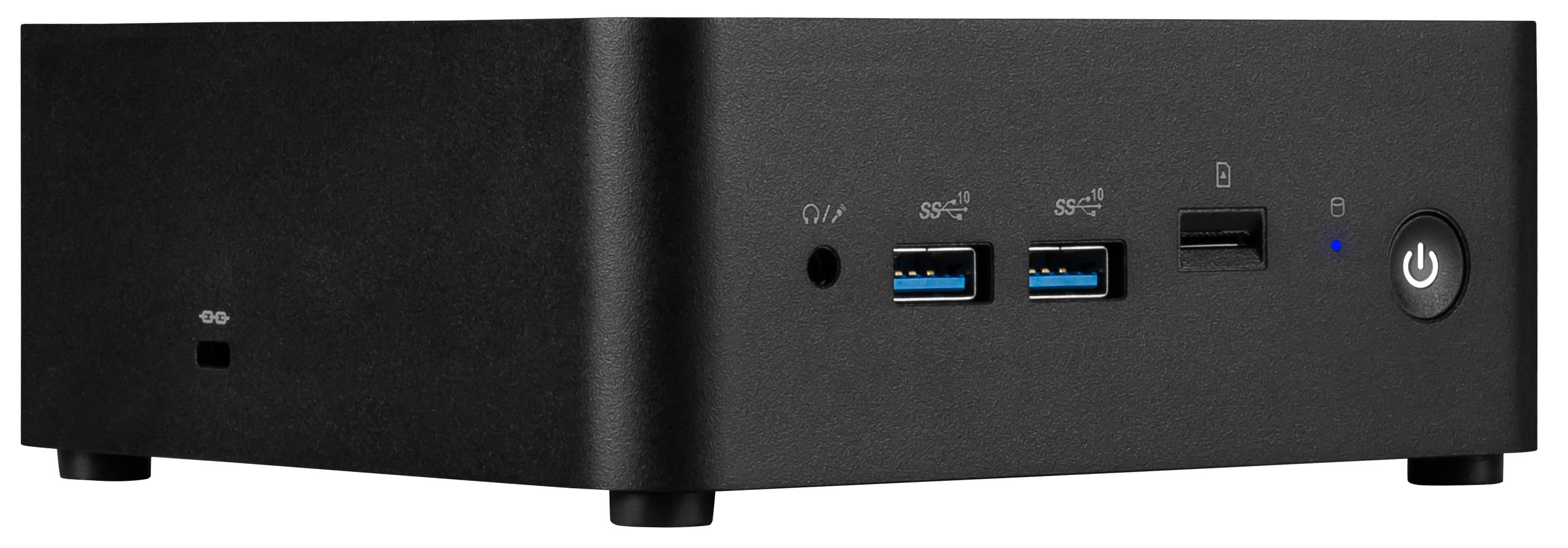 MSI Cubi NUC 1MG-283EU PC's/werkstation Intel Core 7 150U 16 GB DDR5-SDRAM 1 TB SSD Windows 11 Pro Mini PC Zwart