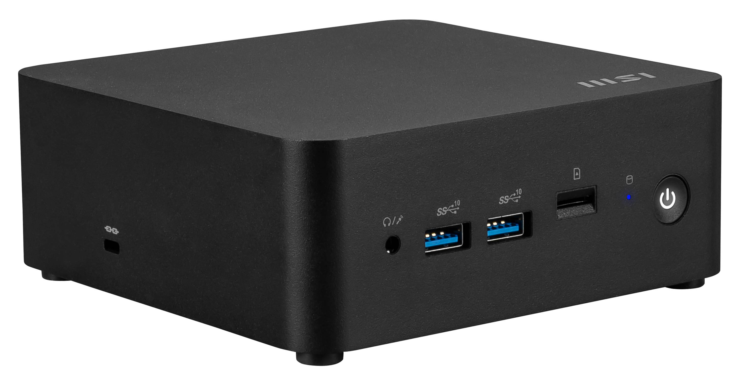 MSI Cubi NUC 1MG-283EU PC's/werkstation Intel Core 7 150U 16 GB DDR5-SDRAM 1 TB SSD Windows 11 Pro Mini PC Zwart