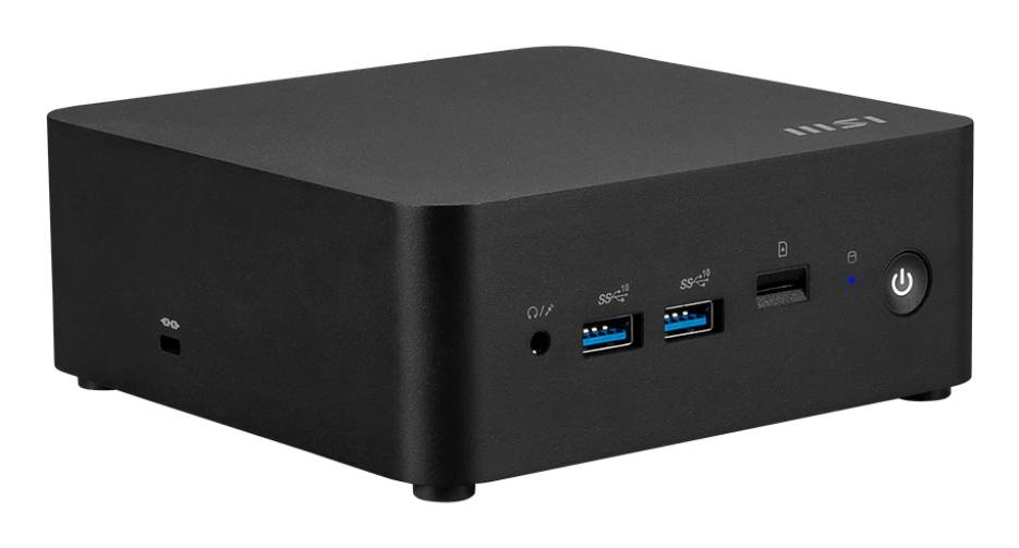 MSI CUBI NUC AI 1UMG-019BEU PC/workstation barebone Zwart 125H Intel SoC