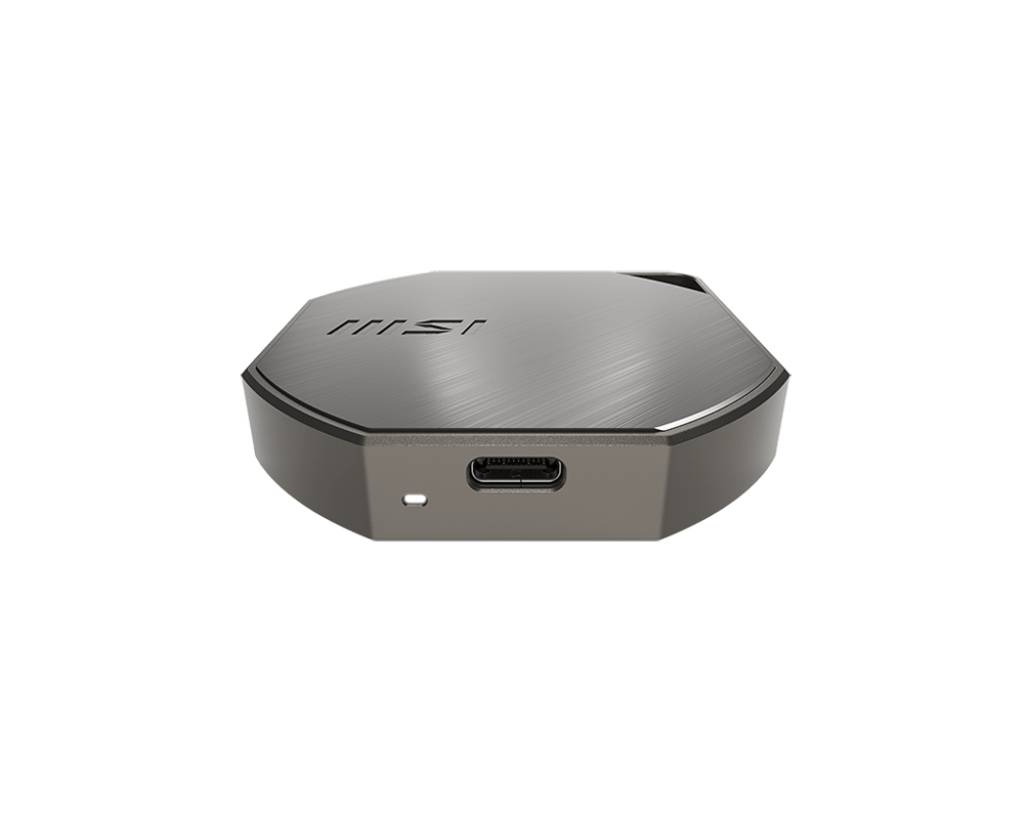 MSI DATAMAG 40GBPS 1TB externe solide-state drive USB Type-C USB 3.2 Gen 2x2 Zilver