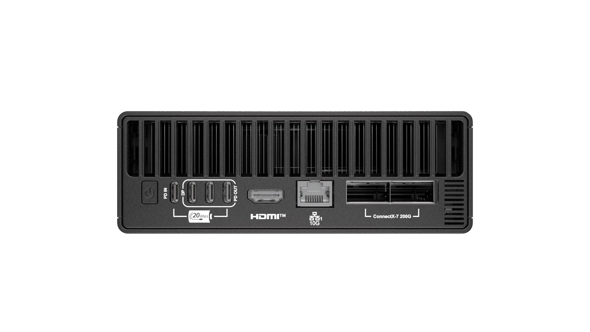 MSI EDGEXPERT-32SEU-BGB104TG5 workstation ARM Cortex GB10 128 GB LPDDR5x-SDRAM 4 TB SSD DGX OS Mini PC Zwart