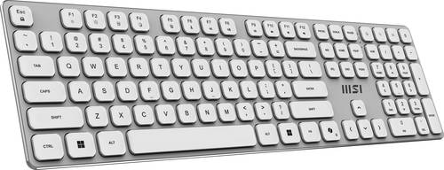 MSI FORGE K210 W COMBO WHITE US toetsenbord Inclusief muis Thuis/Werk USB QWERTY Amerikaans Engels Wit