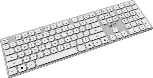MSI FORGE K210 W COMBO WHITE US toetsenbord Inclusief muis Thuis/Werk USB QWERTY Amerikaans Engels Wit