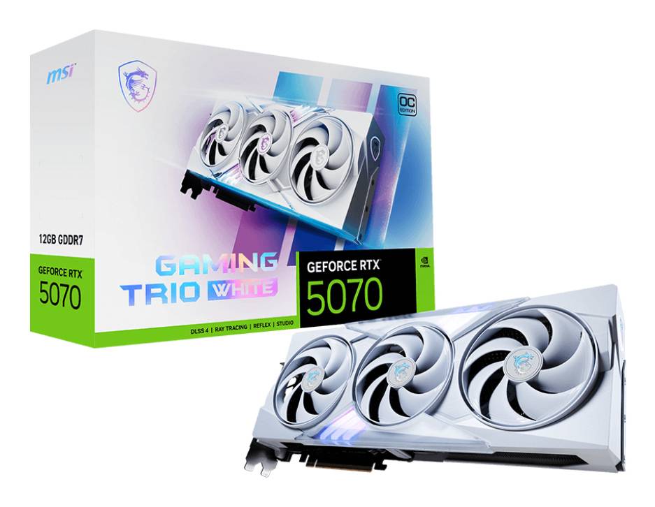 MSI GAMING GeForce RTX 5070 12G TRIO OC NVIDIA 12 GB GDDR7