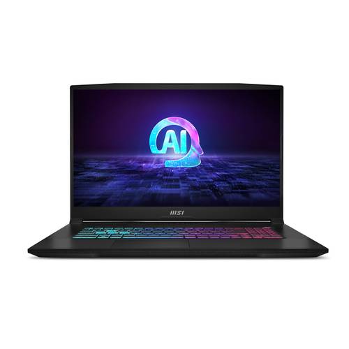 MSI Katana A17 AI B8VF-835NL AMD Ryzen™ 9 8945HS Laptop 43,9 cm (17.3") Full HD 16 GB DDR5-SDRAM 1 TB SSD NVIDIA GeForce RTX 4060 Wi-Fi 6E (802.11ax) Windows 11 Home Zwart