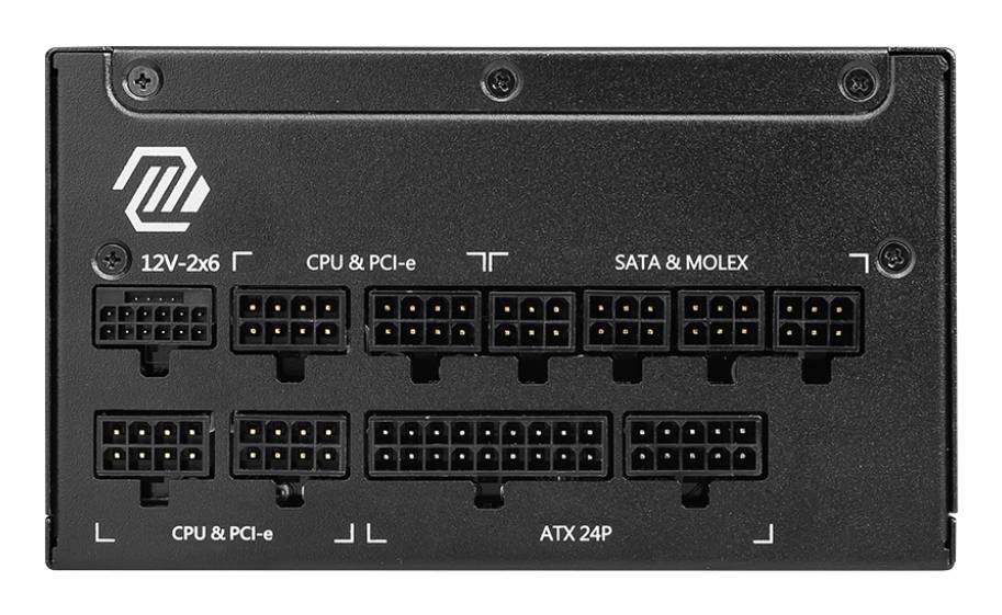 MSI MAG A1250GL PCIE5 power supply unit 1250 W 24-pin ATX ATX Zwart